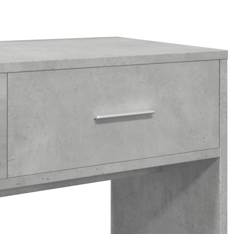 3 Piece Dressing Table Set Concrete Grey Engineered Wood