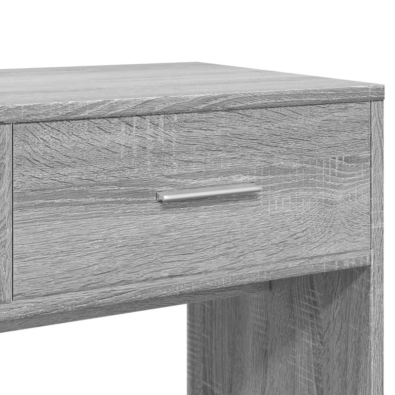 3 Piece Dressing Table Set Grey Sonoma Engineered Wood