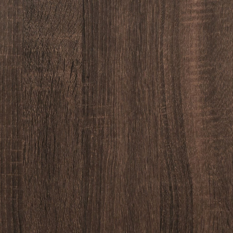 Kitchen Cabinet Brown Oak 60x50x180 cm Engineered Wood