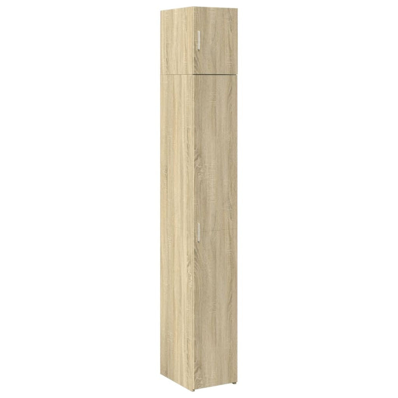 Slim Storage Cabinet Sonoma Oak 30x42.5x225 cm Engineered Wood