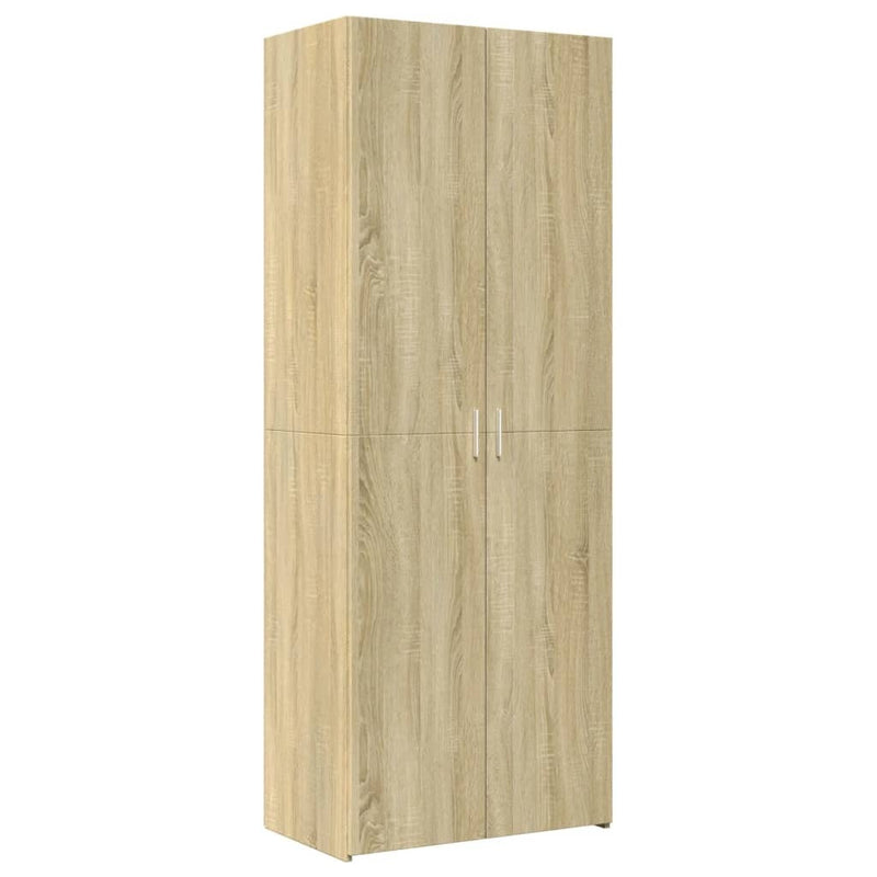 Storage Cabinet Sonoma Oak 70x42.5x225 cm Engineered Wood