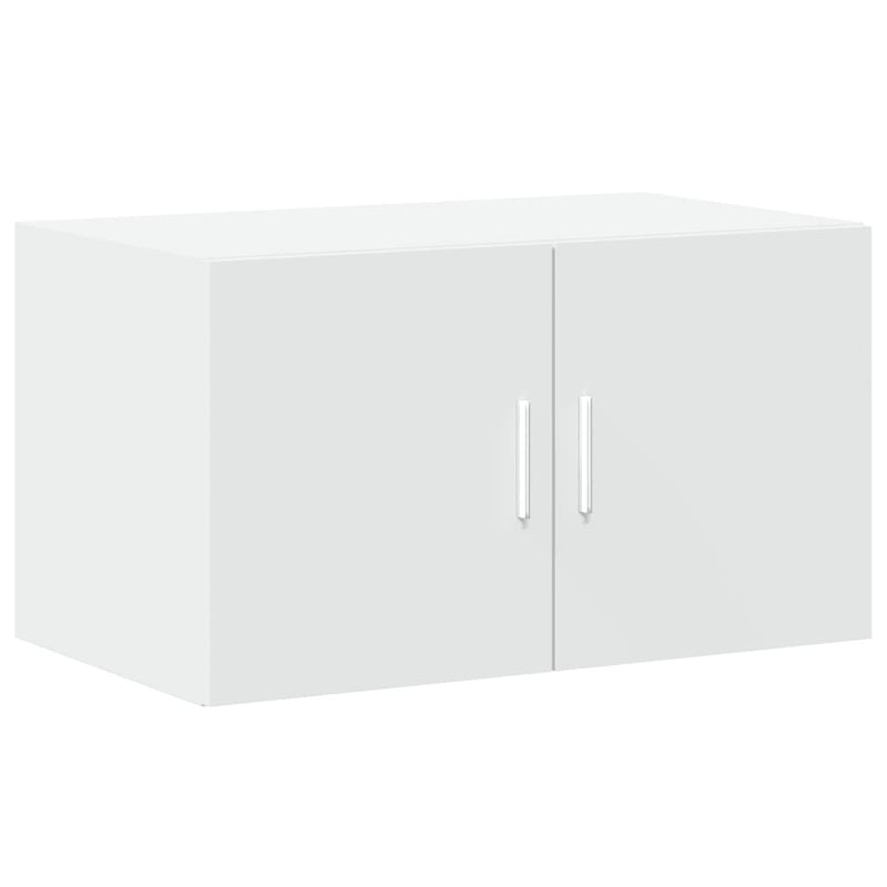 Storage Cabinet White 70x42.5x225 cm Engineered Wood