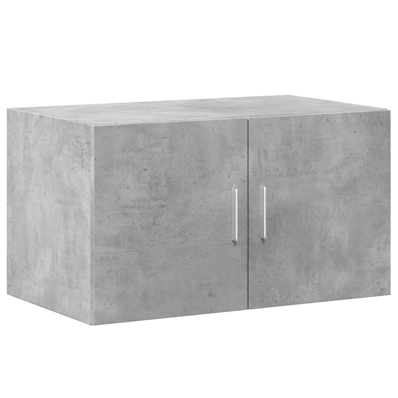 Storage Cabinet Concrete Grey 70x42.5x225 cm Engineered Wood