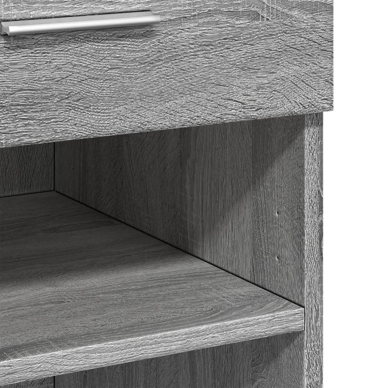 Sideboard Grey Sonoma 80x42.5x93 cm Engineered Wood