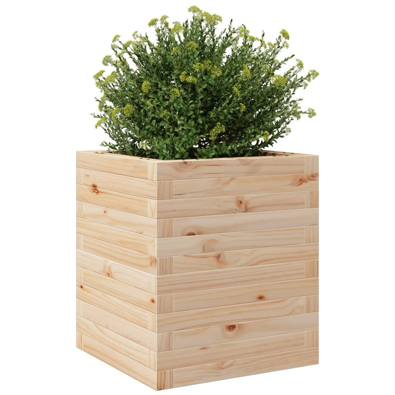 Garden Planter 40x40x46 cm Solid Wood Pine