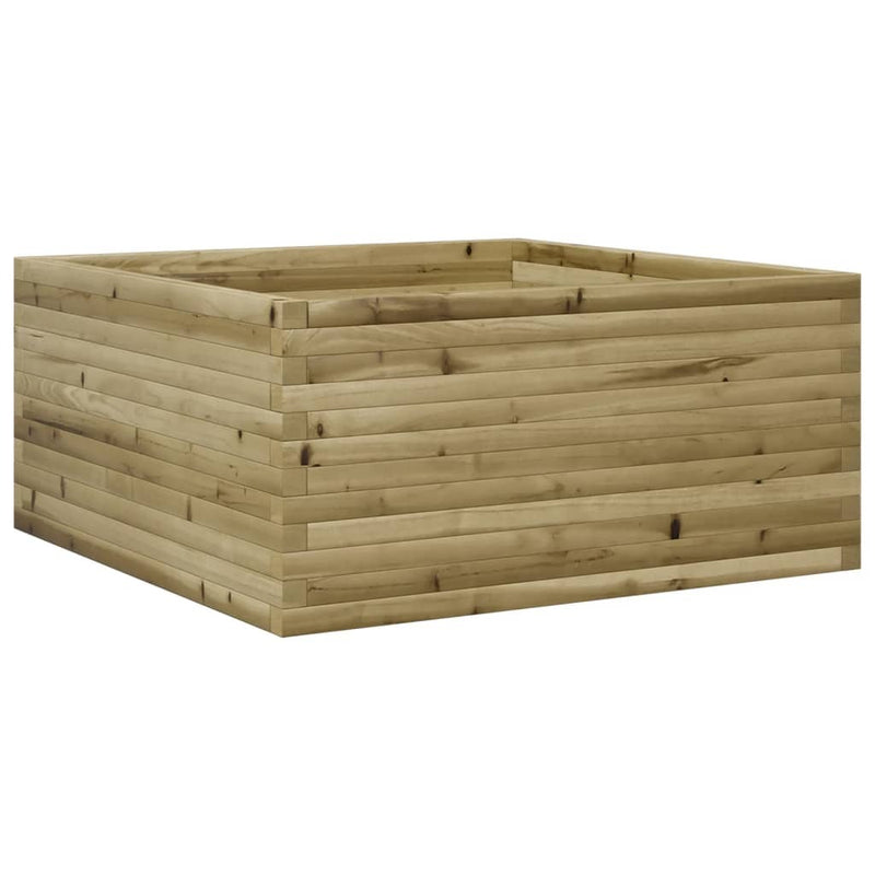 Garden Planter 100x100x46 cm Impregnated Wood Pine