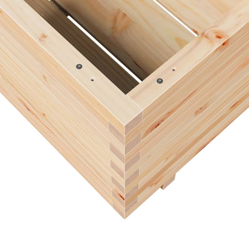 Garden Planter 70x70x49.5 cm Solid Wood Pine