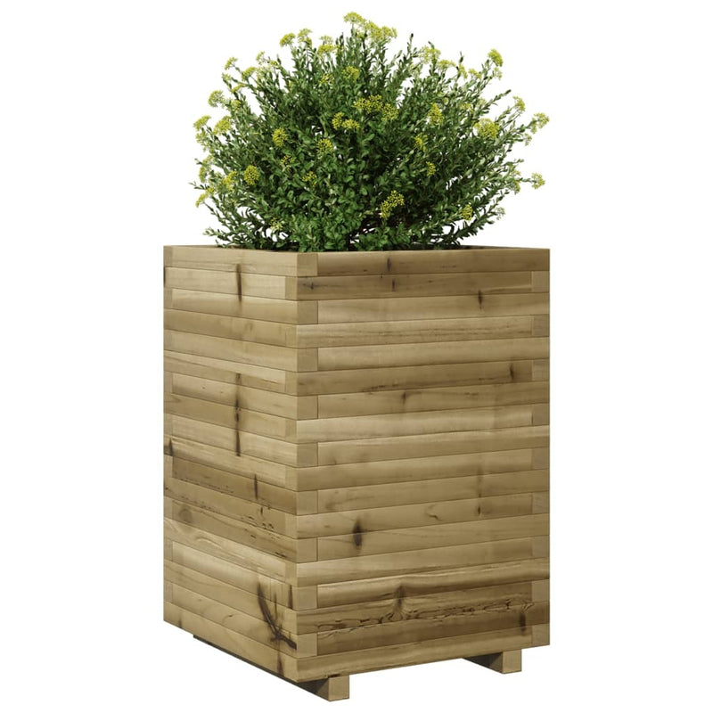 Garden Planter 50x50x72 cm Impregnated Wood Pine