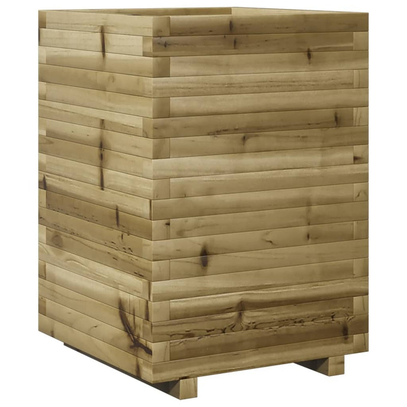 Garden Planter 50x50x72 cm Impregnated Wood Pine