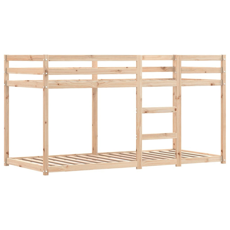 Bunk Bed without Mattress Pink 90x190 cm Single Solid Wood Pine