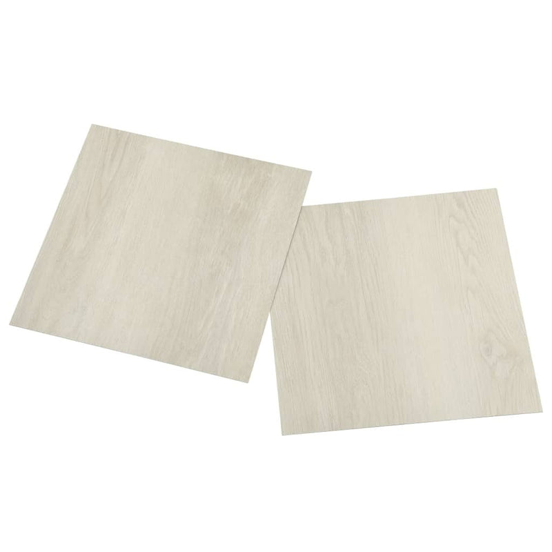 Self-adhesive Flooring Planks 20 pcs PVC 1.86 m Beige