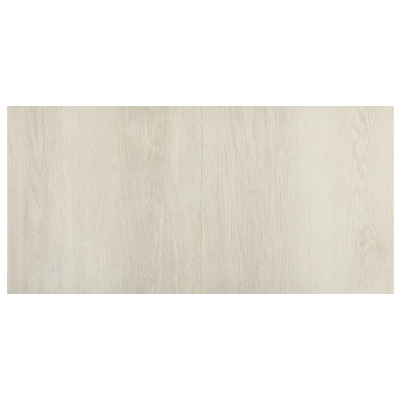 Self-adhesive Flooring Planks 20 pcs PVC 1.86 m Beige