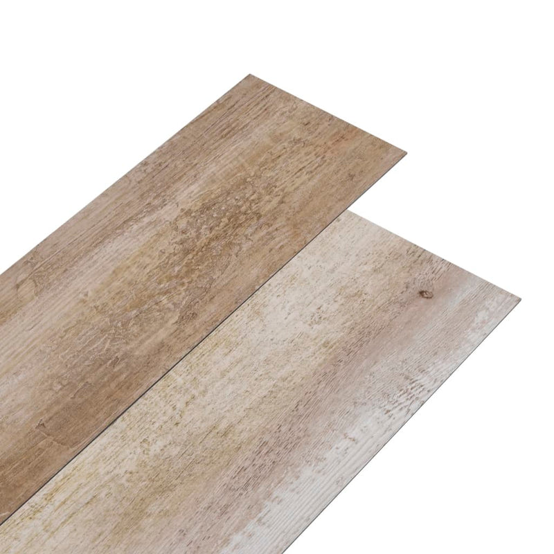 Self-adhesive PVC Flooring Planks 5.21 m? 2 mm Wood Wash