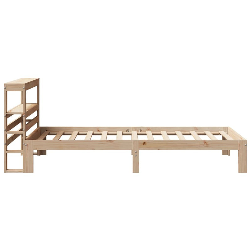 Bed Frame with Headboard without Mattress 75x190 cm Small Single