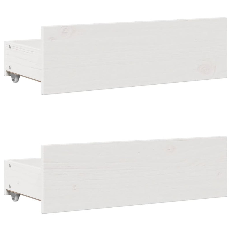 Bookcase Bed without Mattress White 160x200 cm Solid Wood Pine