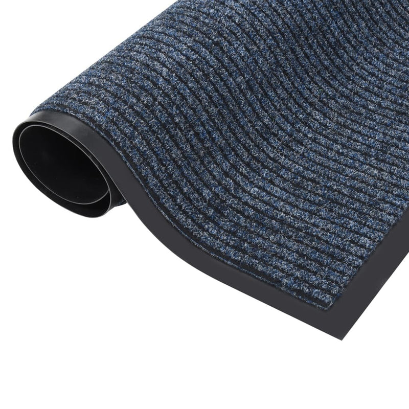 Doormat Striped Blue 80x120 cm