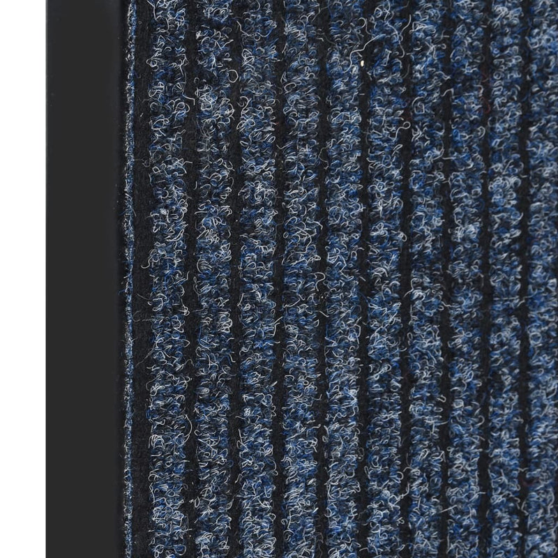 Doormat Striped Blue 80x120 cm