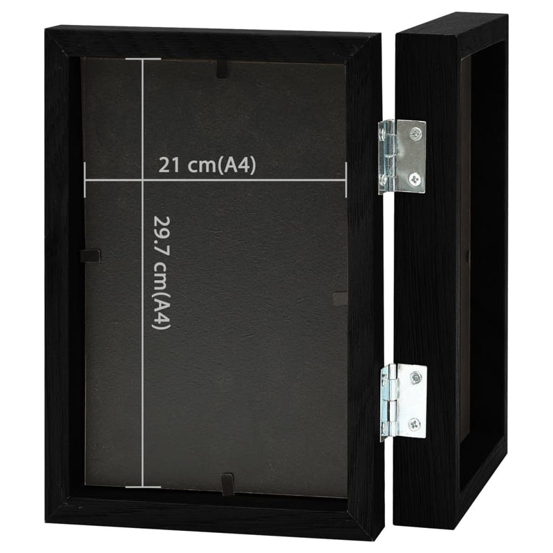 Bifold Photo Frame Collage Black 2x