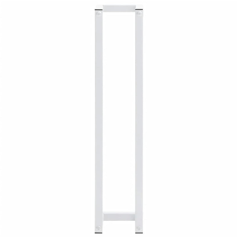 Towel Rack White 12.5x12.5x60 cm Steel