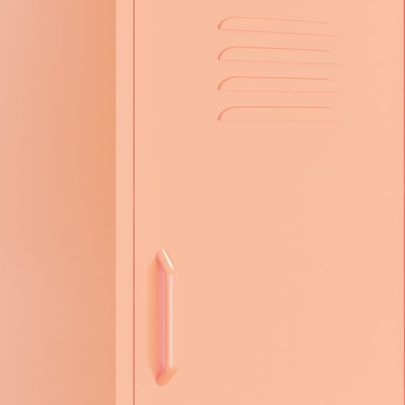 Storage Cabinet Pink 42.5x35x101.5 cm Steel