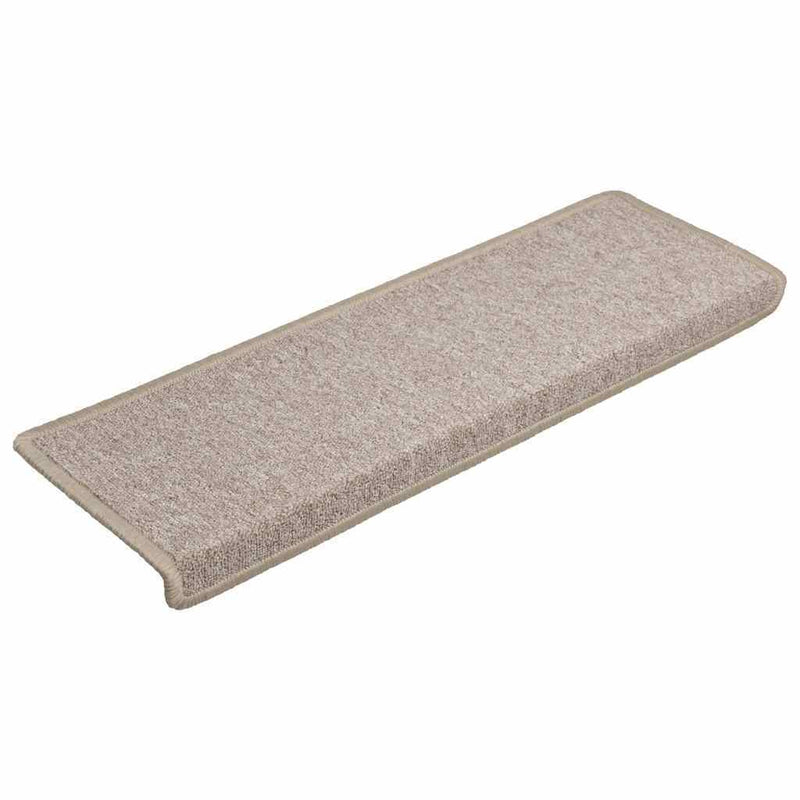 Stair Mats 30 pcs 65x21x4 cm Taupe