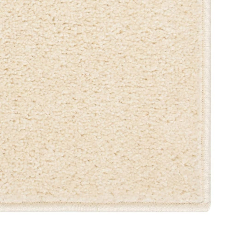 Rug Short Pile 140x200 cm Cream