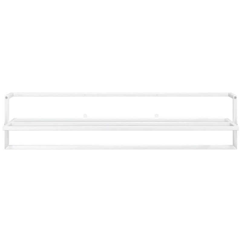 Towel Rack White 95x25x22 cm Iron