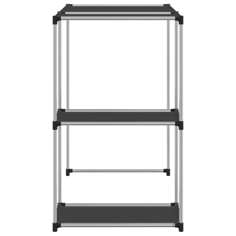 Storage Rack over Washing Machine Black 87x55x90.5 cm Iron