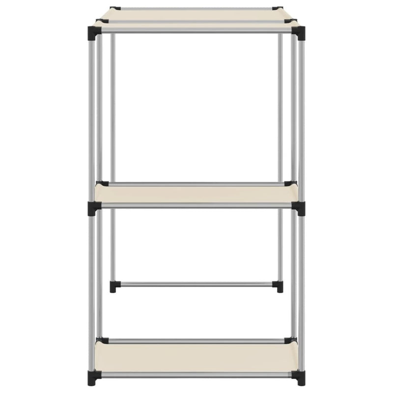 Storage Rack over Washing Machine Cream 87x55x90.5 cm Iron