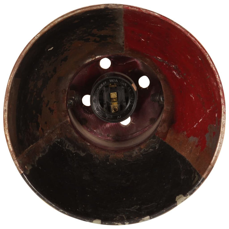 vidaXL Wall Lamp Industrial Style Multicolour Round E27