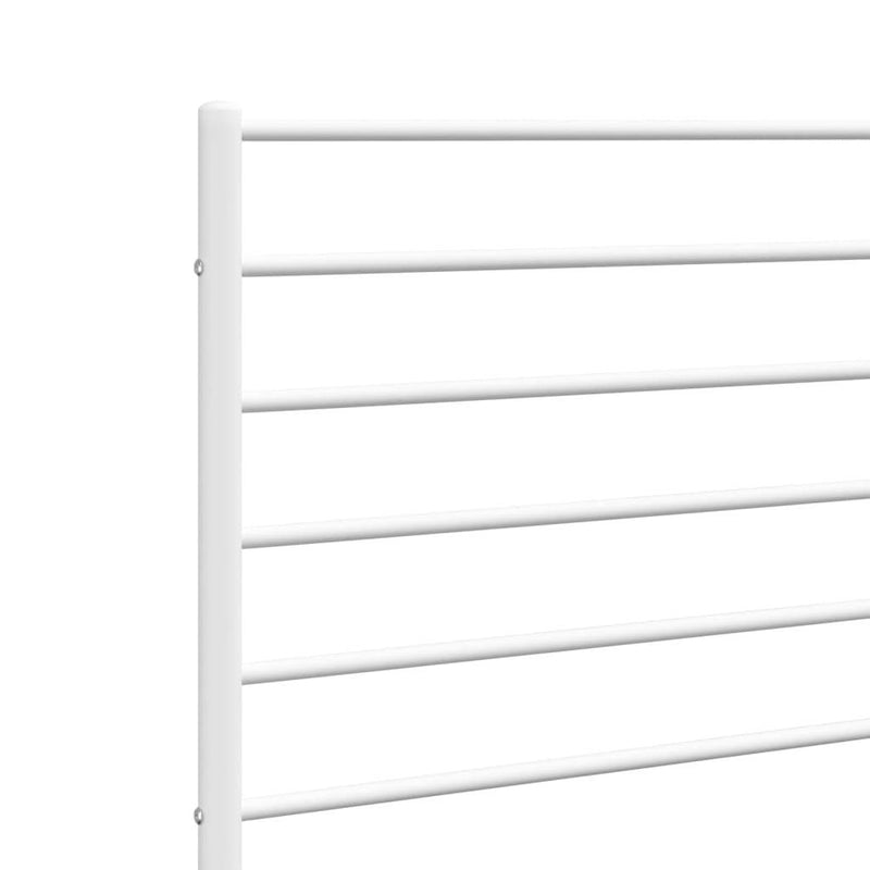 Metal Headboard White 75 cm