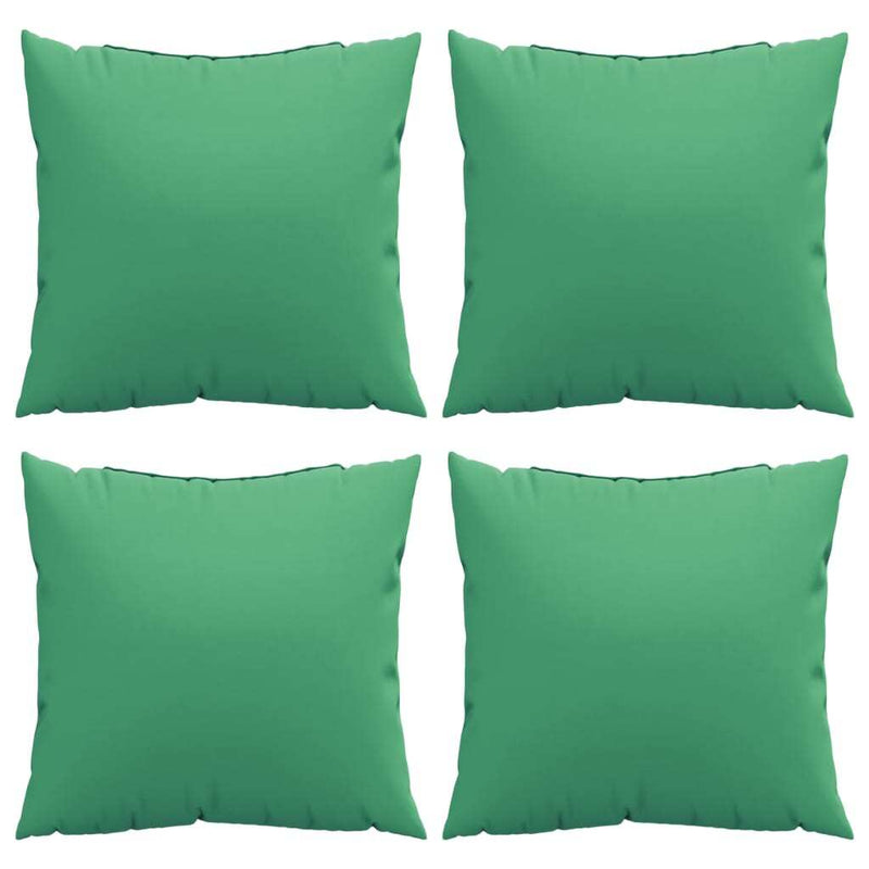 Sofa Cushions 4 pcs Green 60x60 cm Fabric