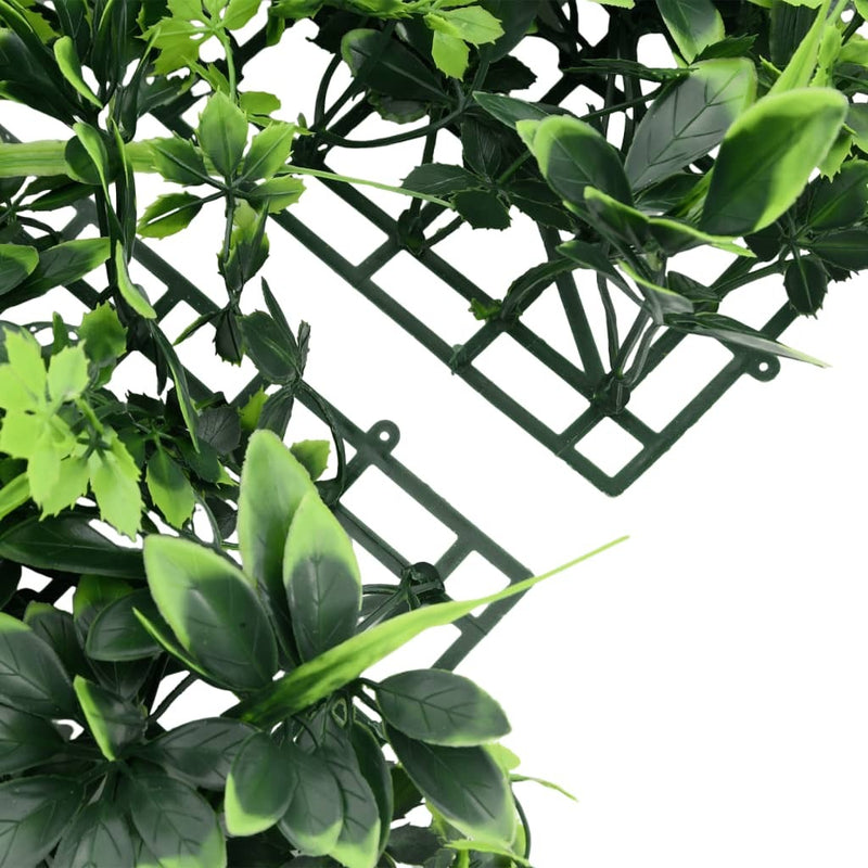 ? Artificial Leaf Fence?24 pcs Green 40x60 cm