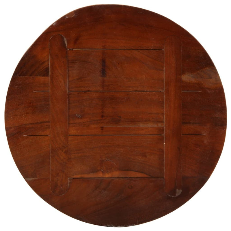 Table Top  40x1.5 cm Round Solid Wood Reclaimed