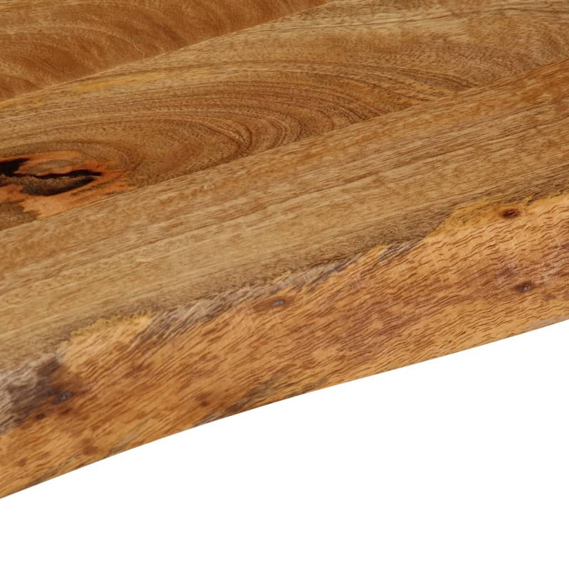 Table Top Live Edge 90x30x3.8 cm Solid Wood Mango