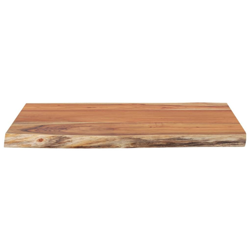 Table Top 70x60x2.5 cm Rectangular?Solid Wood Acacia Live Edge