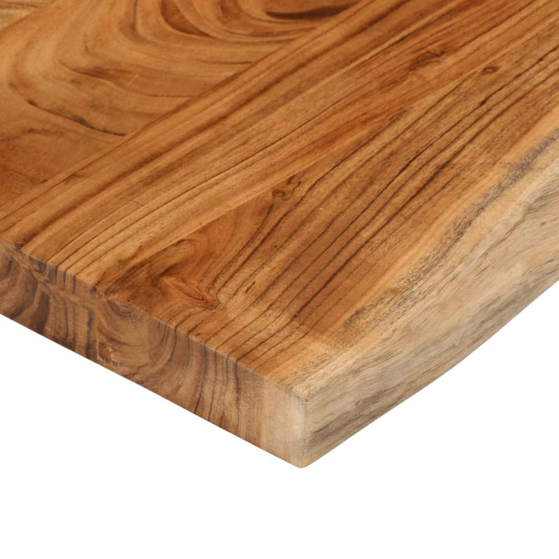 Table Top 110x40x3.8 cm Rectangular?Solid Wood Acacia Live Edge