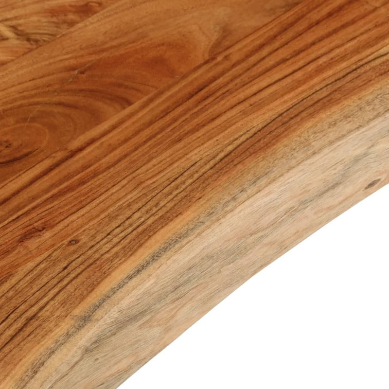 Table Top 110x40x3.8 cm Rectangular?Solid Wood Acacia Live Edge