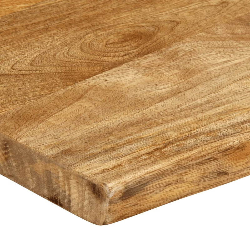 Table Top 60x40x2.5 cm Live Edge Solid Wood Mango