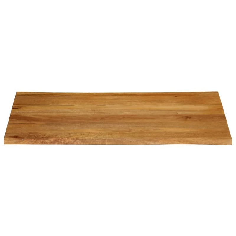 Table Top 90x80x2.5 cm Live Edge Solid Wood Mango