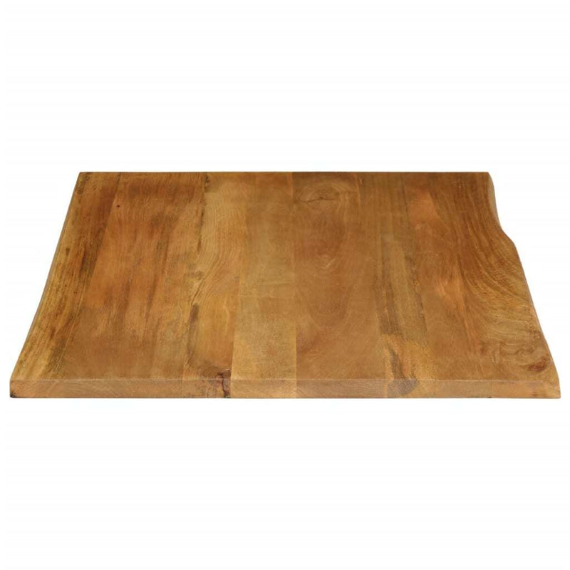 Table Top 90x80x2.5 cm Live Edge Solid Wood Mango