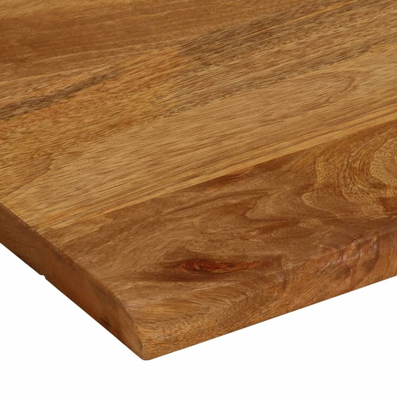 Table Top 90x80x2.5 cm Live Edge Solid Wood Mango