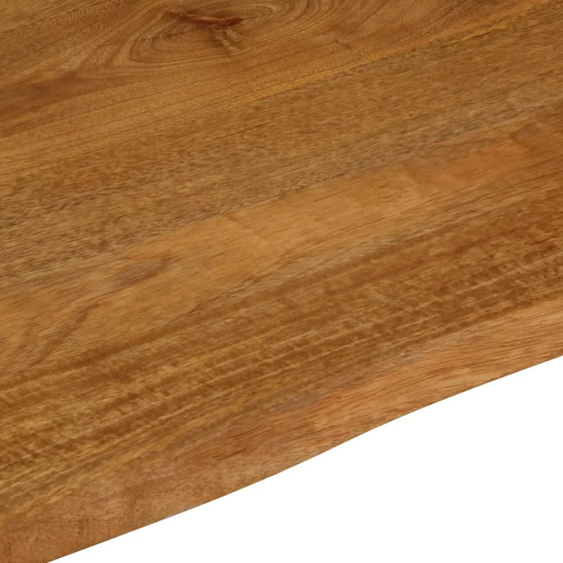 Table Top 90x80x2.5 cm Live Edge Solid Wood Mango