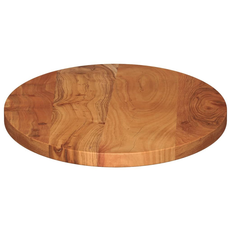 Table Top 110x40x3.8 cm Oval Solid Wood Acacia