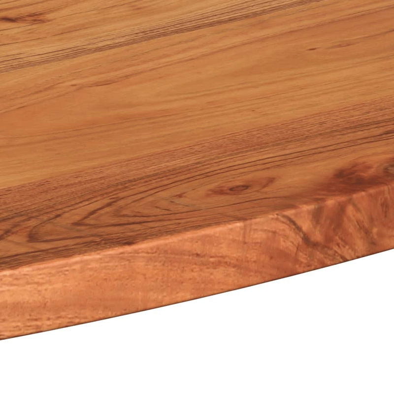 Table Top 110x40x3.8 cm Oval Solid Wood Acacia