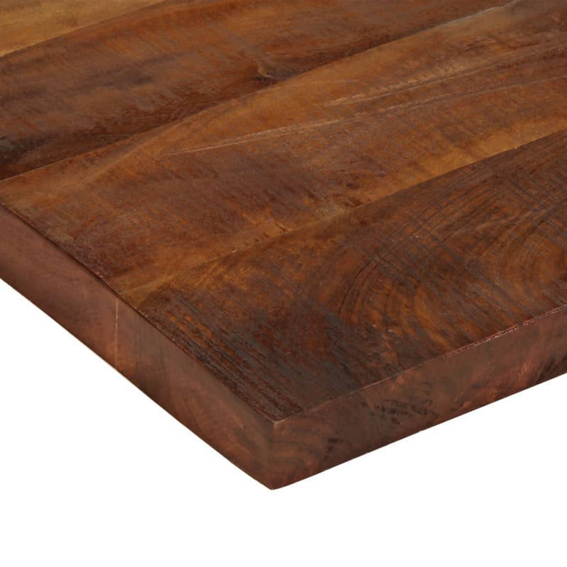 Table Top 80x70x3.8 cm Rectangular Solid Wood Reclaimed