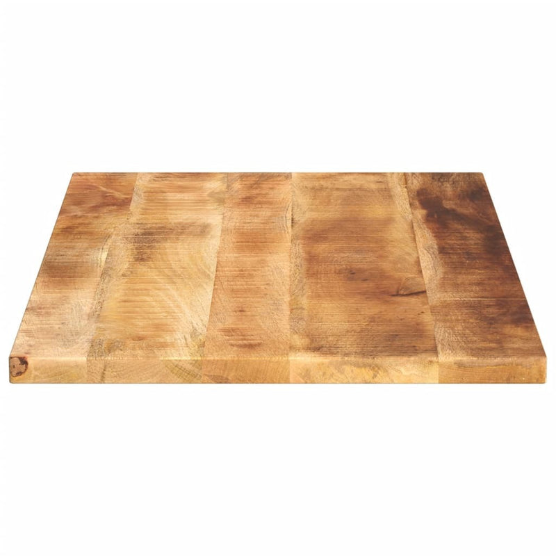 Table Top 110x60x3.8 cm Rectangular Solid Wood Rough Mango