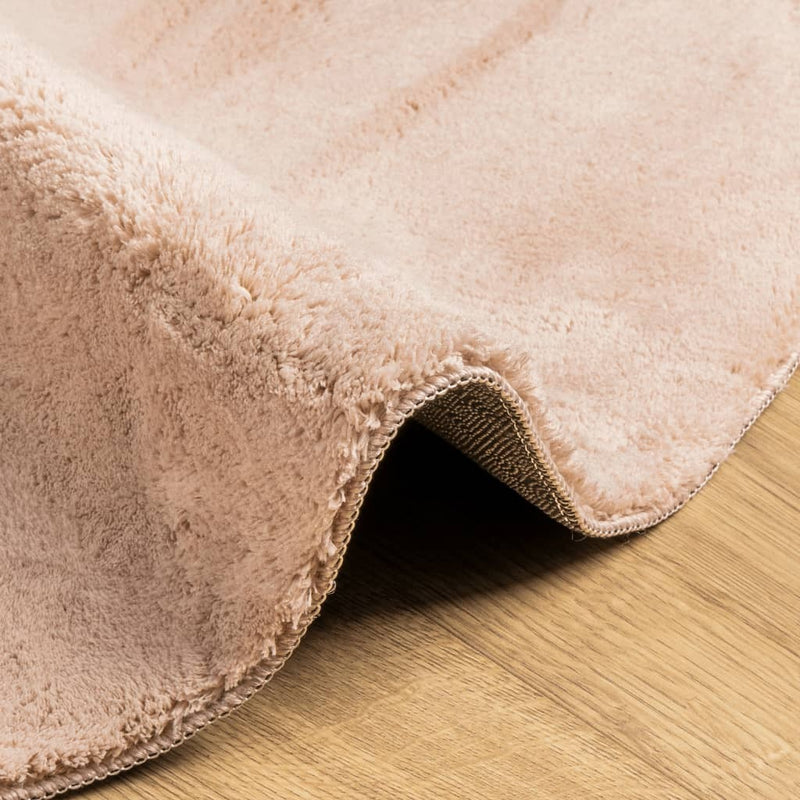 Rug HUARTE Short Pile Soft and Washable Blush  120 cm