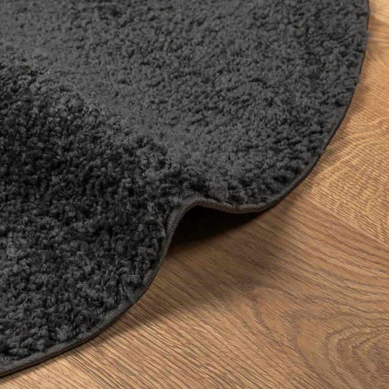 Shaggy Rug PAMPLONA High Pile Modern Anthracite  100 cm