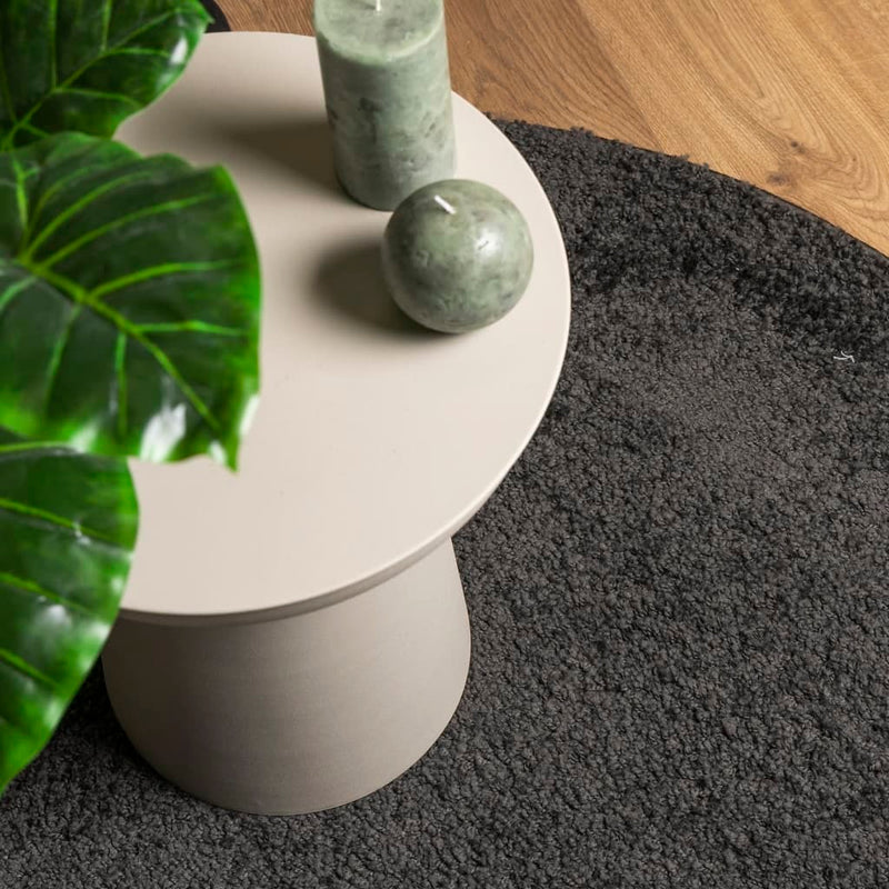 Shaggy Rug PAMPLONA High Pile Modern Anthracite  100 cm